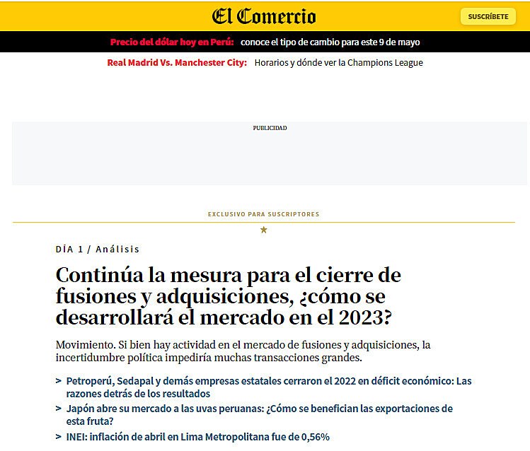 Contina la mesura para el cierre de fusiones y adquisiciones, cmo se desarrollar el mercado en el 2023?